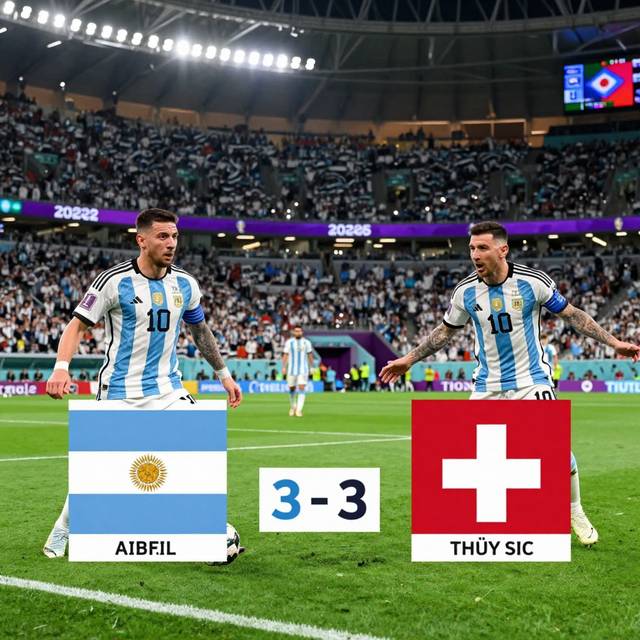 Argentina và Thụy Sĩ: Dự đoán tứ kết World Cup 2026 đầy kịch tính